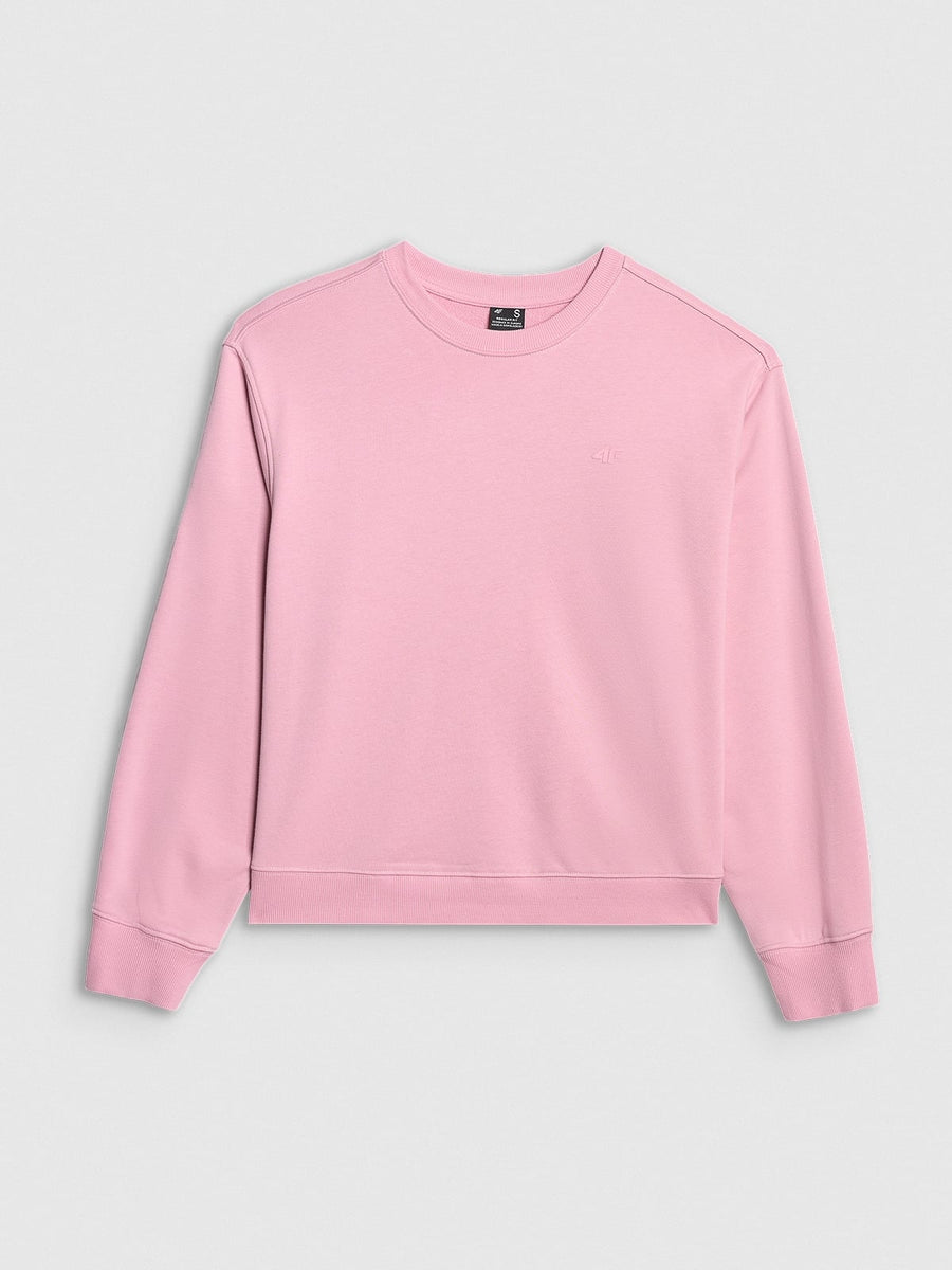 4F SWEATSHIRT, LIGHT PINK/1765