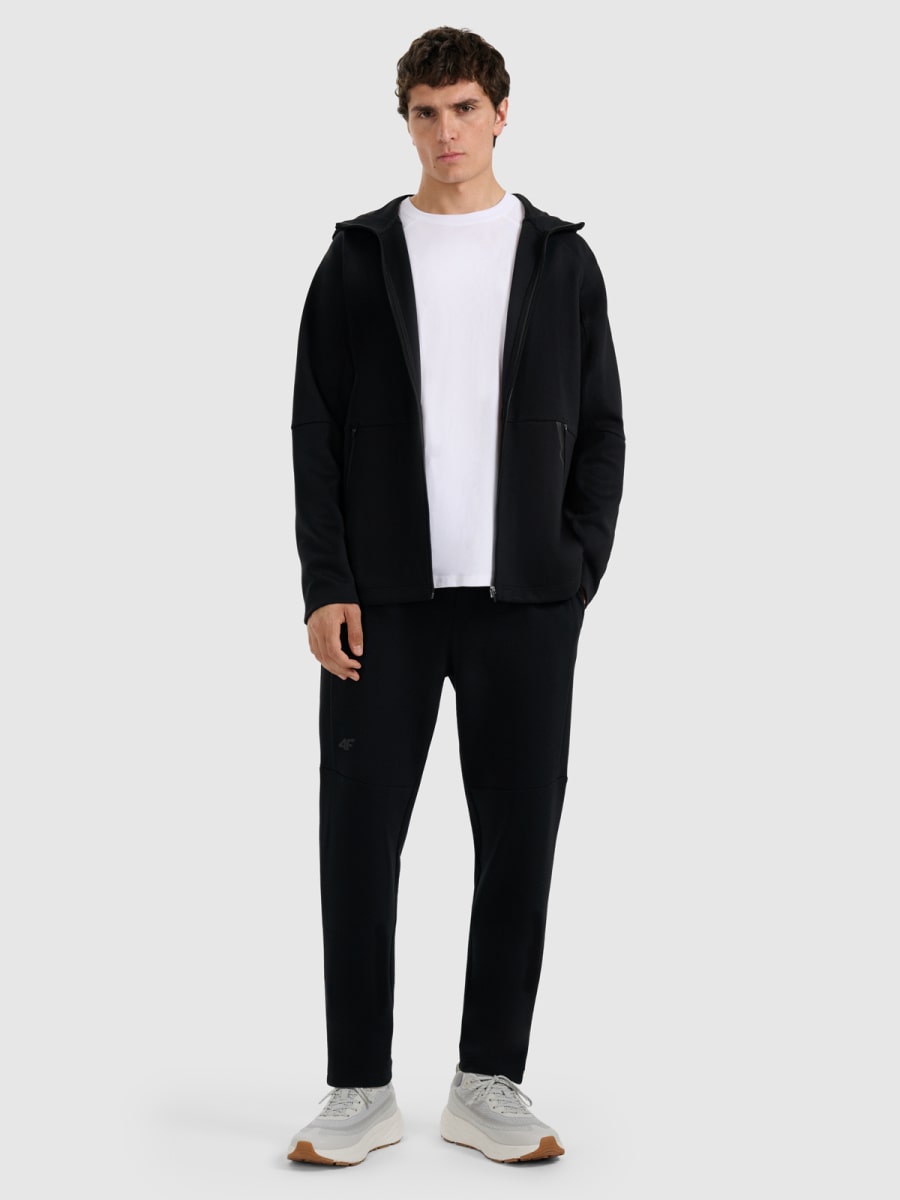 sporta jaka sweatshirt deep black 4f waw25tswsm1865 20s