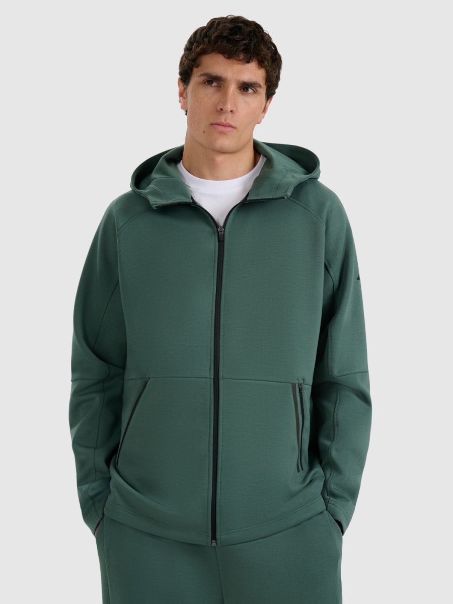 sporta jaka sweatshirt green 4f waw25tswsm1865 41s