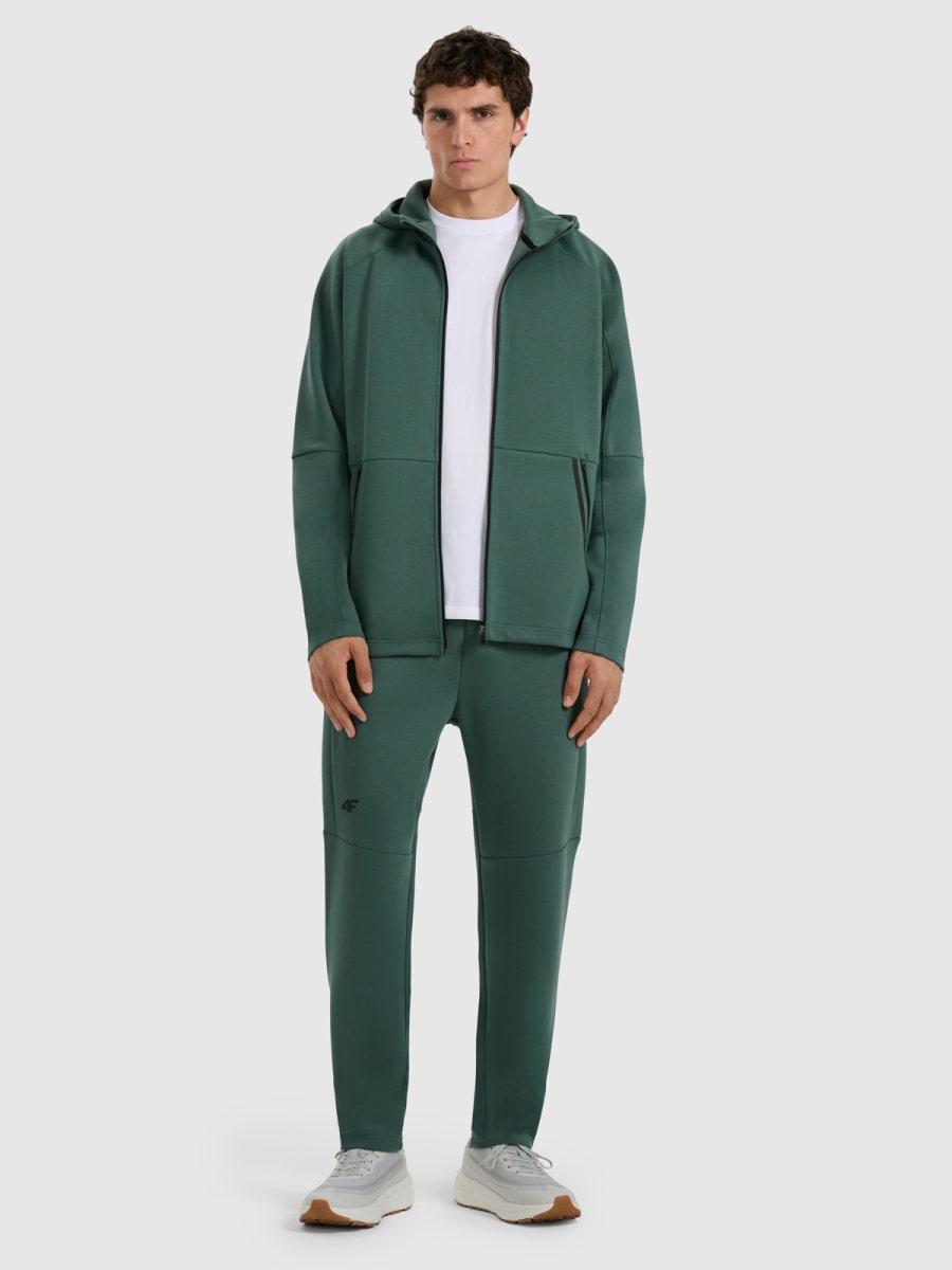 sporta jaka sweatshirt green 4f waw25tswsm1865 41s