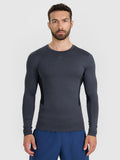 sporta krekls longsleeve fnk anthracite melange 4f wmm00tflom507 22m