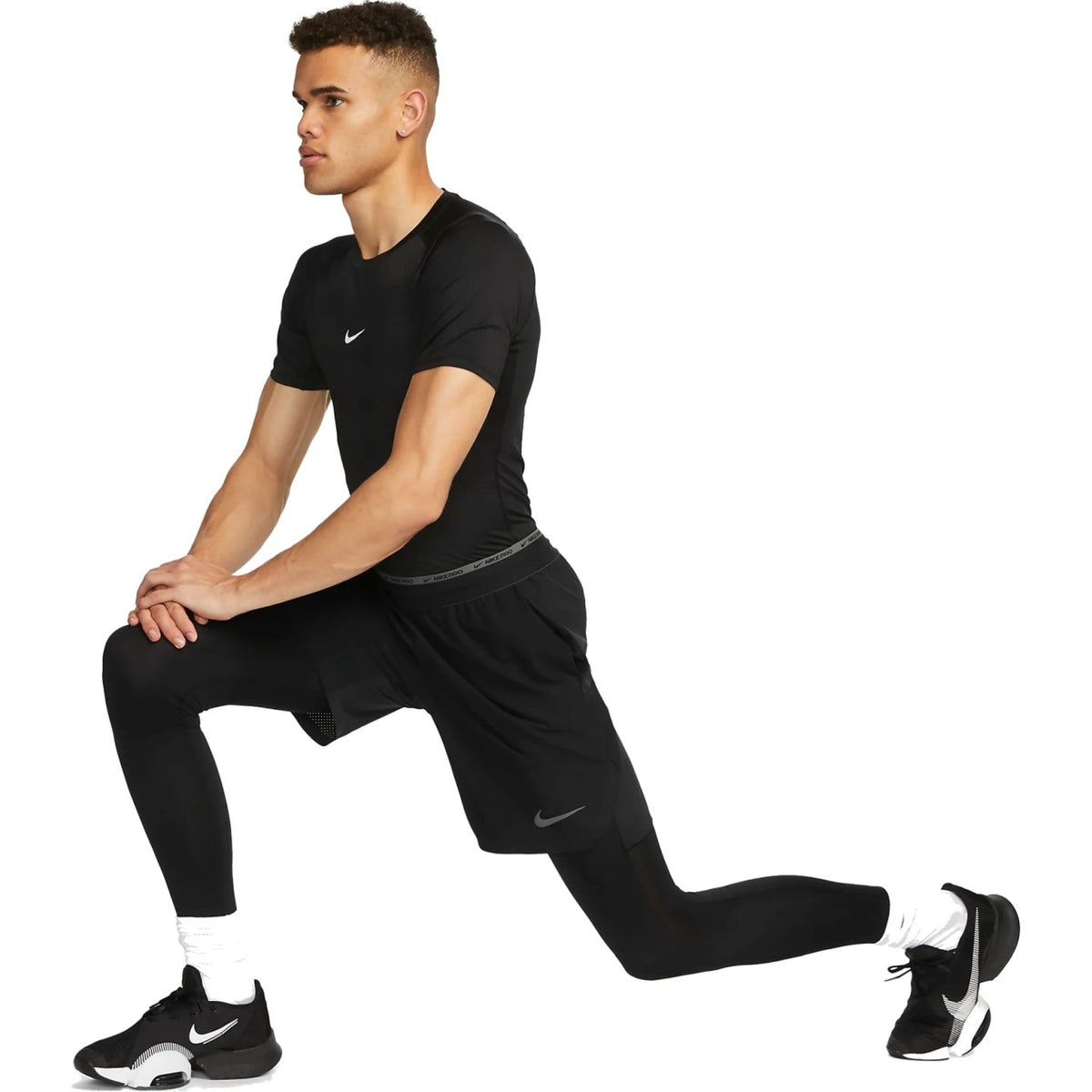 sporta krekls m np df tight top ss ni fb7932 010 1
