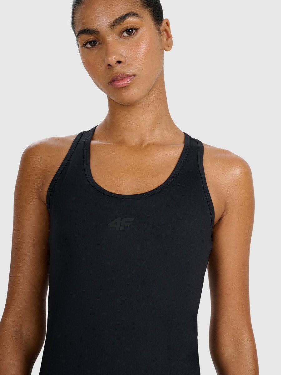 sporta krekls sleeveless fnk deep black 4f wmm00tfslf0762 20s 1