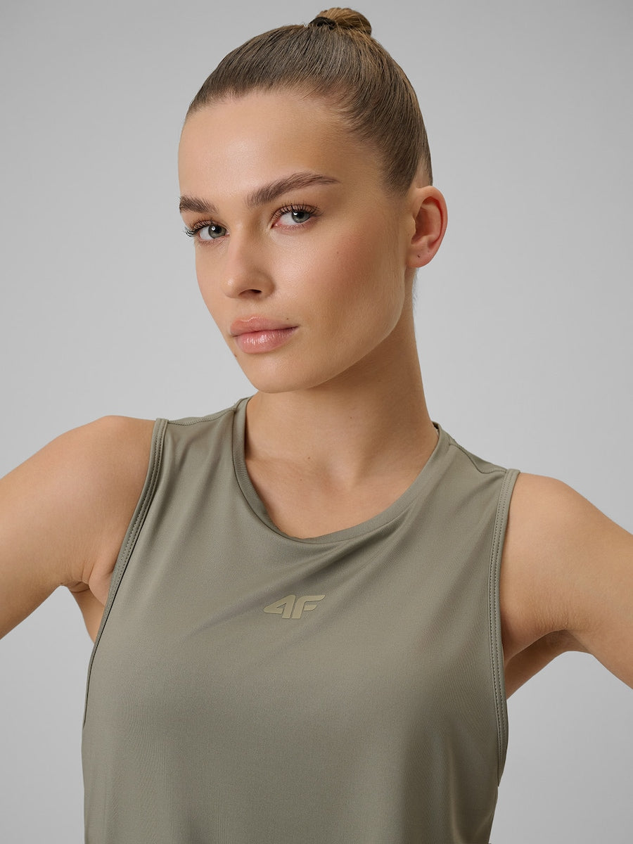 sporta krekls sleeveless fnk green 4f wss26tfslf0767 41s 1