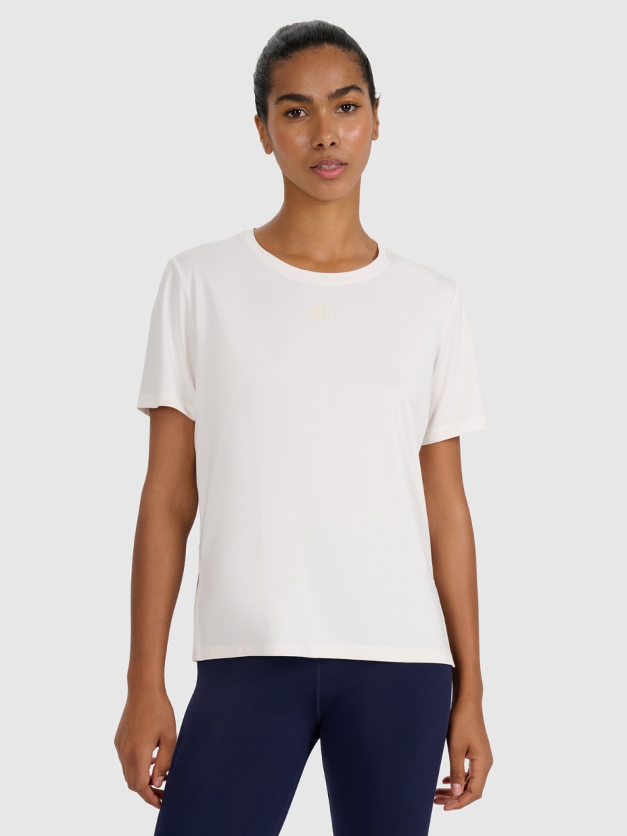 sporta krekls tshirt fnk creme 4f waw25tftsf1517 12s