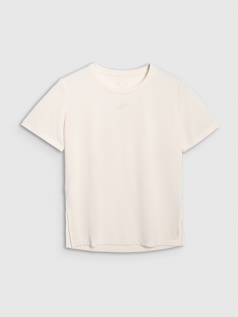 sporta krekls tshirt fnk creme 4f waw25tftsf1517 12s 3
