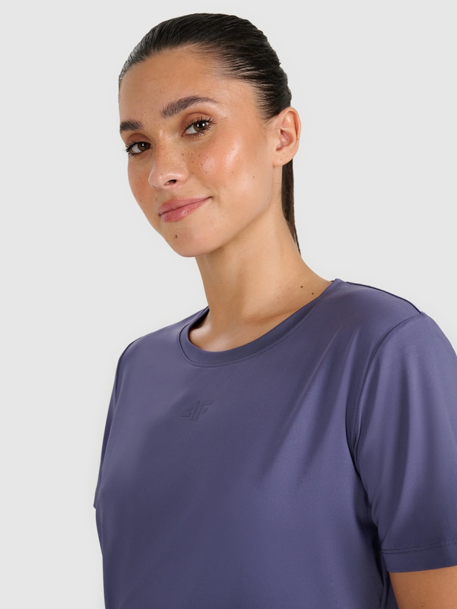 sporta krekls tshirt fnk dark blue 4f waw25tftsf1517 30s 2
