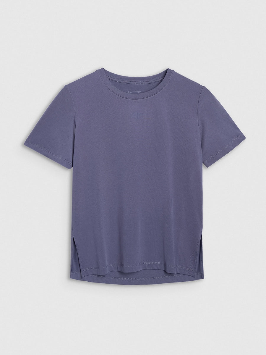 sporta krekls tshirt fnk dark blue 4f waw25tftsf1517 30s 3