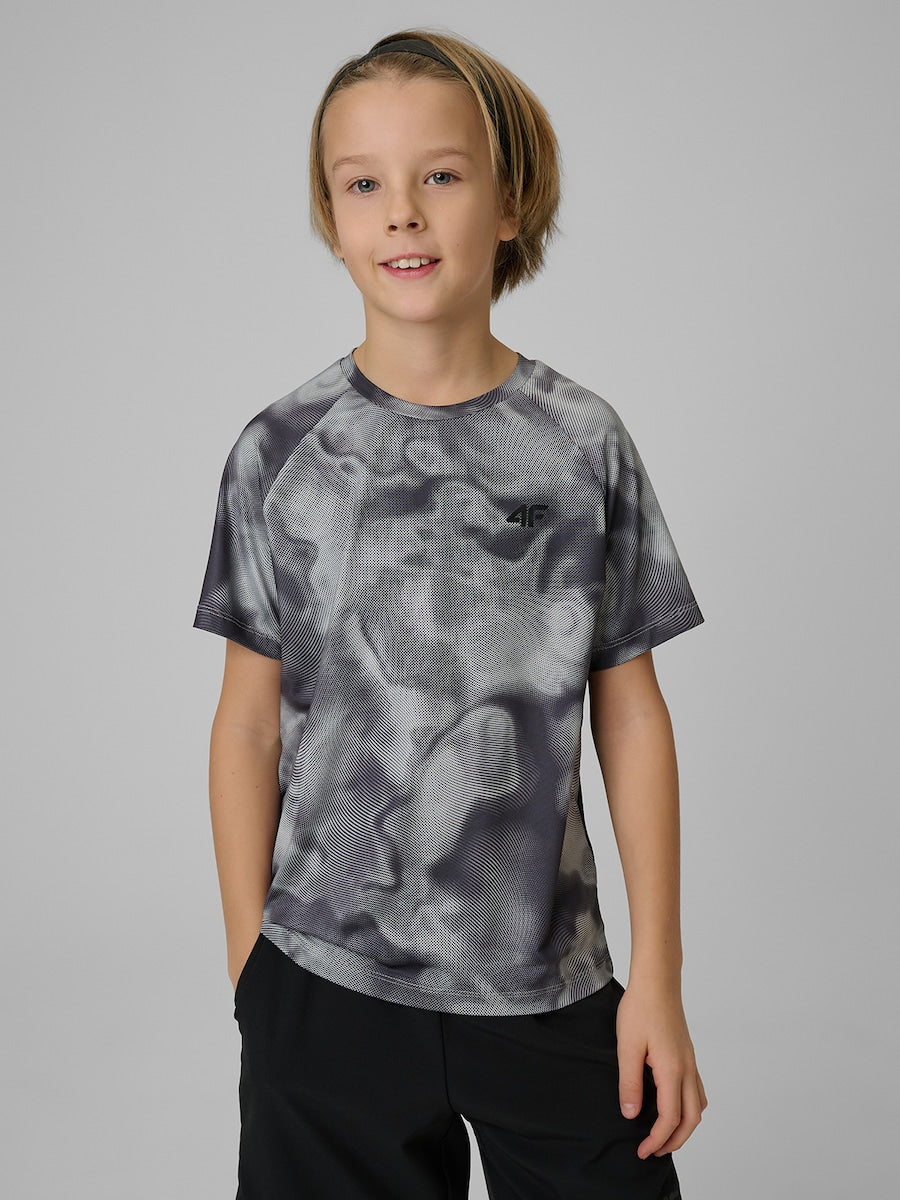 sporta krekls tshirt fnk grey allover 4f jwss26tftsm1971 25a