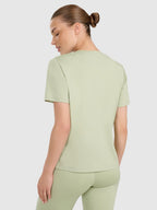 sporta krekls tshirt fnk light green 4f waw25tftsf1517 42s 2