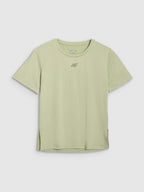 sporta krekls tshirt fnk light green 4f waw25tftsf1517 42s 3