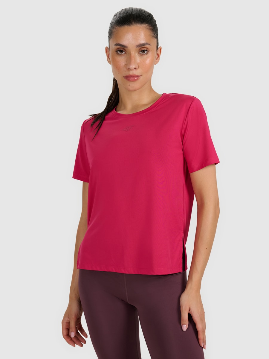 sporta krekls tshirt fnk pink 4f waw25tftsf1517 54s