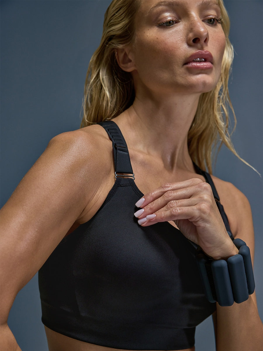4F SPORT BRA, DEEP BLACK/216