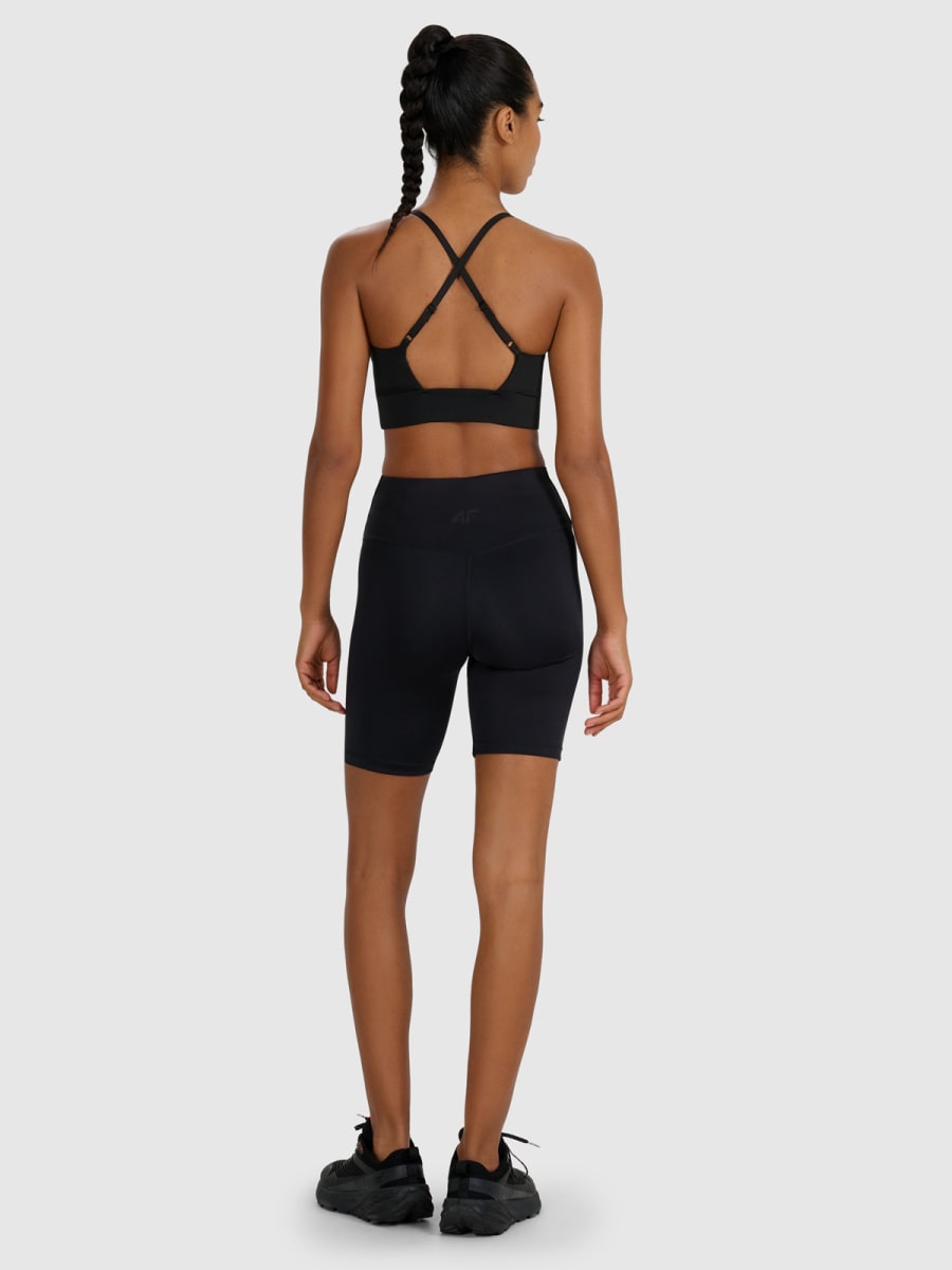 4F SHORT TIGHTS FNK, DEEP BLACK/079