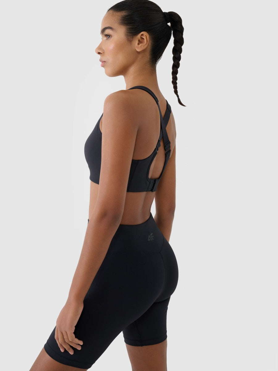 4F SHORT TIGHTS FNK, DEEP BLACK/080