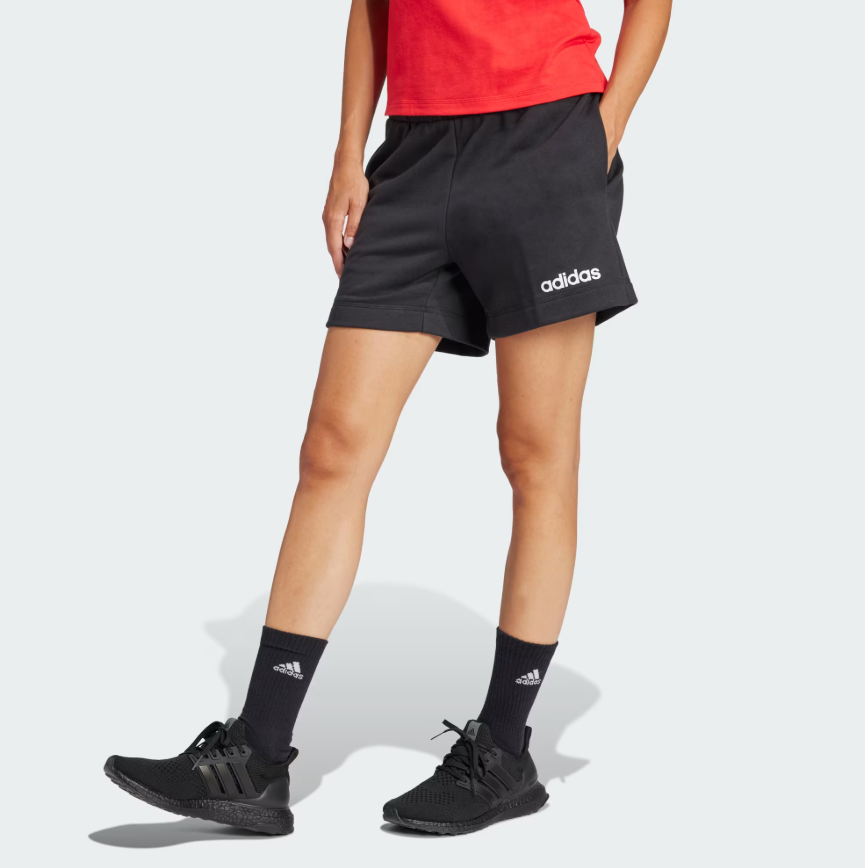 sporta šorti w lin ft sho black white ad jg8639