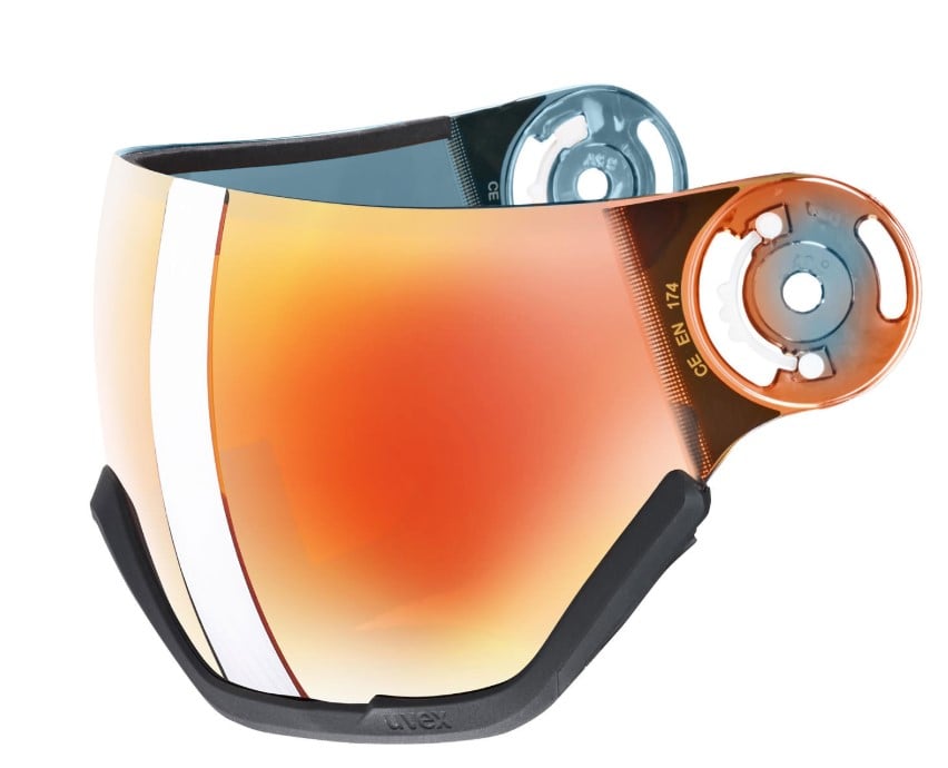 stikliņš uvex wanted visor ess fm red www.fans.lv