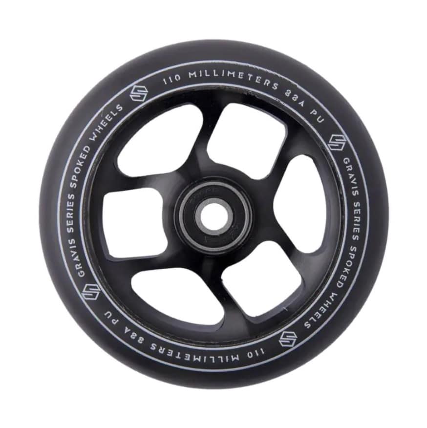 striker gravis spoked pro scooter wheel 110mm str 103649