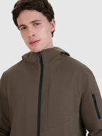 4F TECHNICAL JACKET, BROWN/705