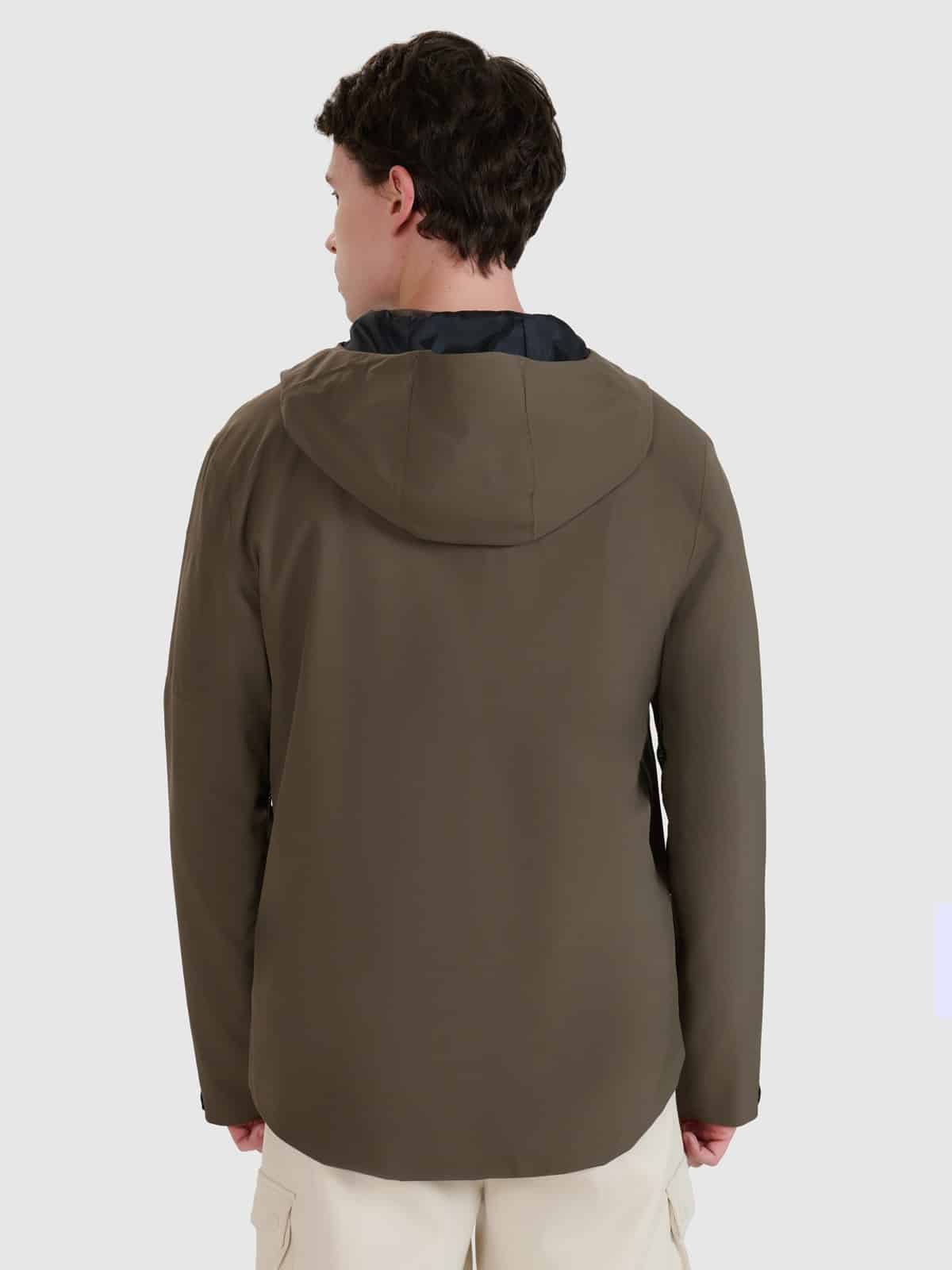 4F TECHNICAL JACKET, BROWN/705