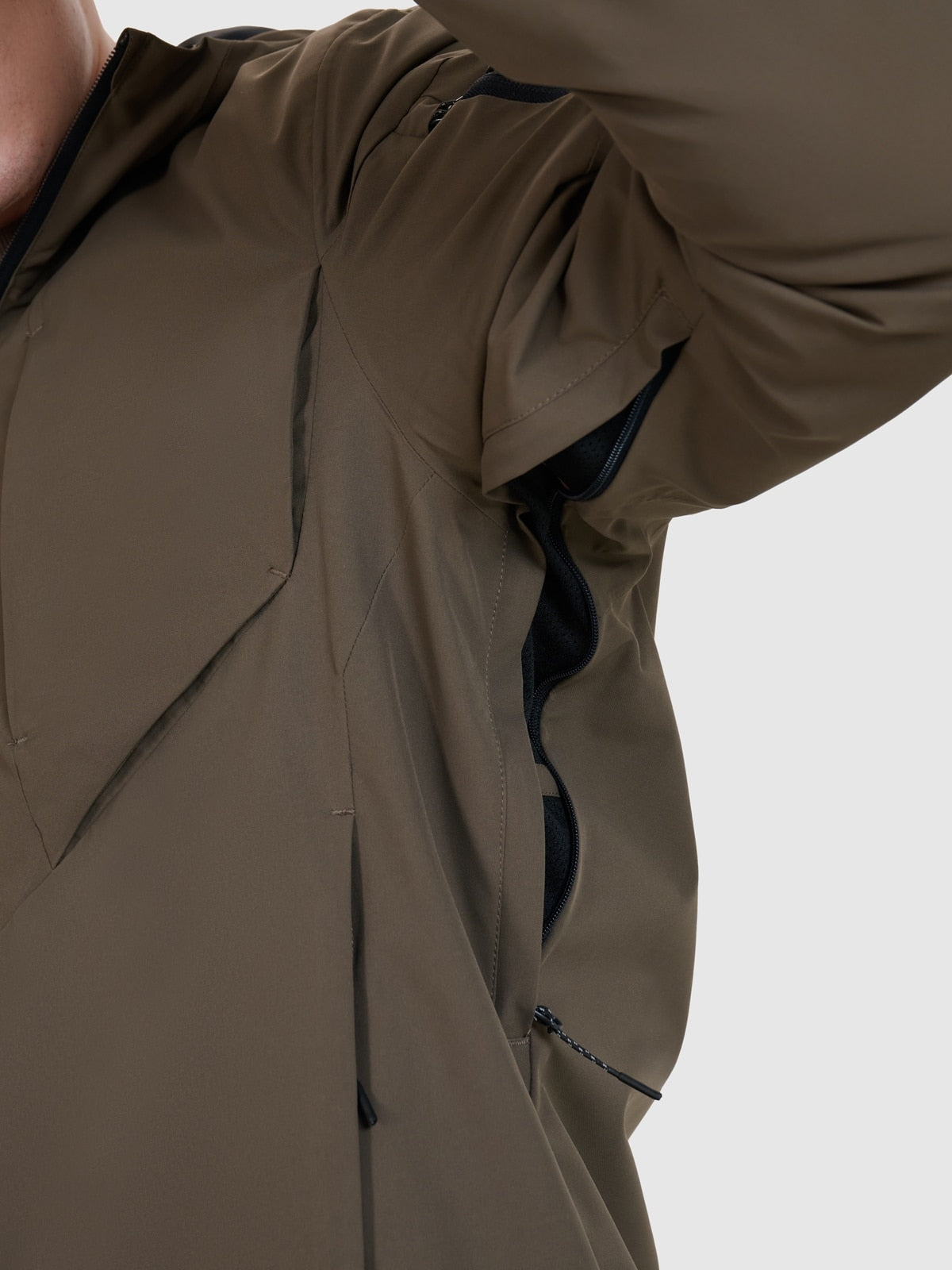 4F TECHNICAL JACKET, BROWN/705
