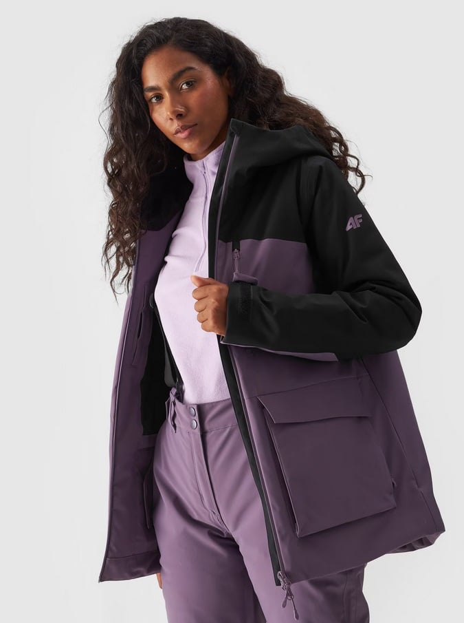 4F TECHNICAL JACKET, DARK VIOLET