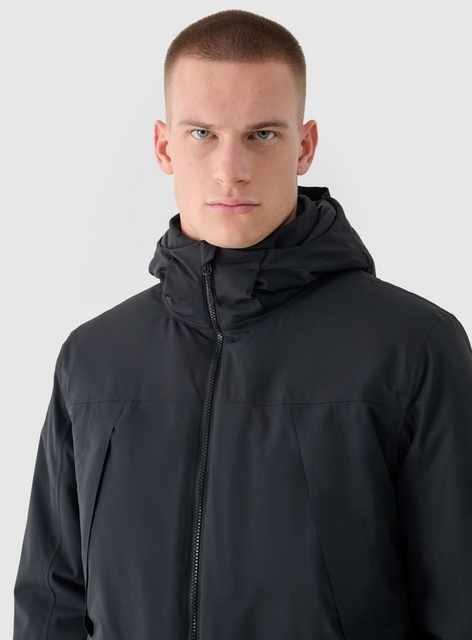 4F TECHNICAL JACKET, DEEP BLACK/563