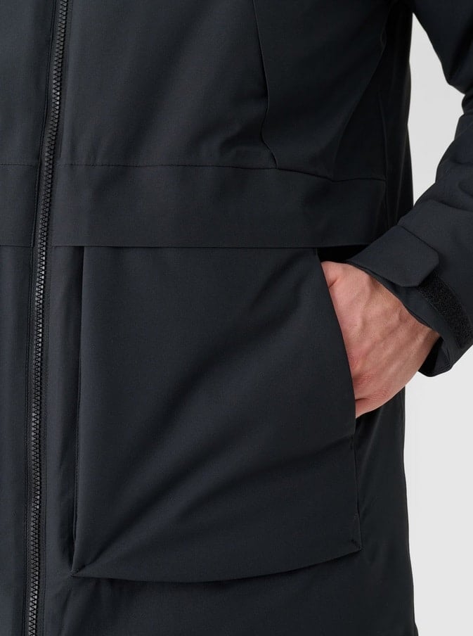 4F TECHNICAL JACKET, DEEP BLACK/563
