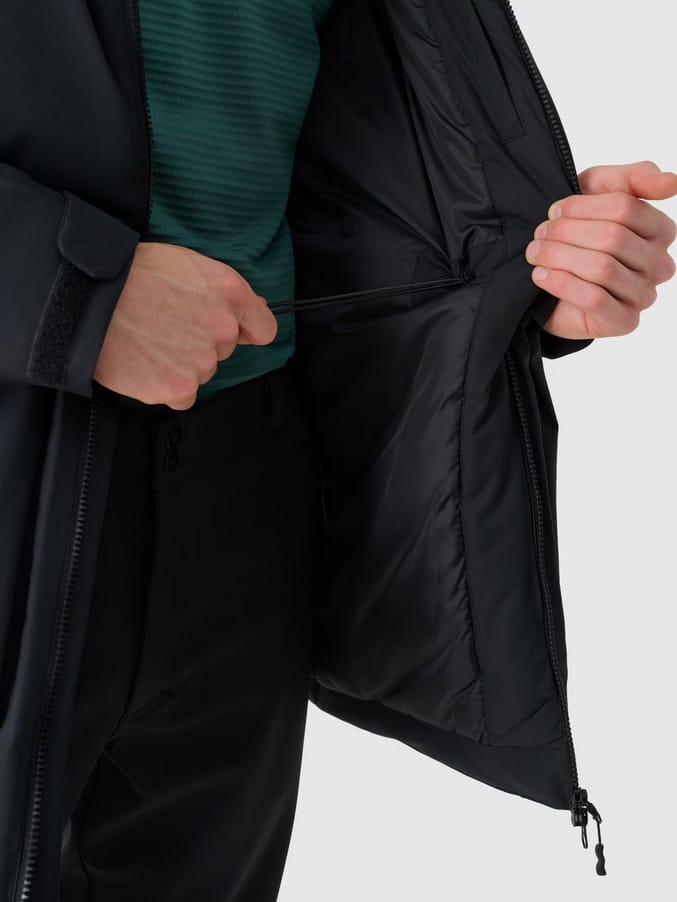 4F TECHNICAL JACKET, DEEP BLACK/563