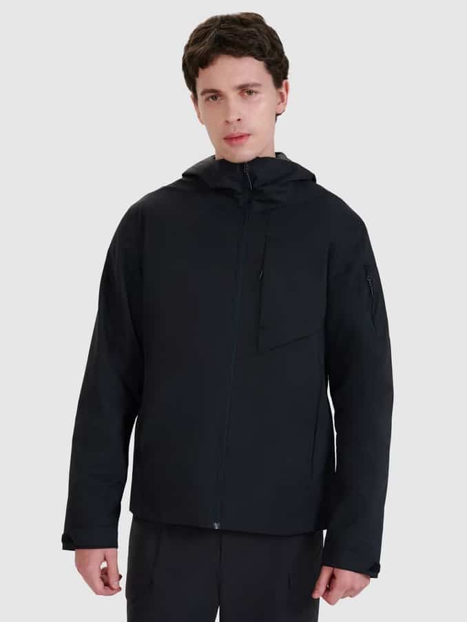4F TECHNICAL JACKET, DEEP BLACK/705