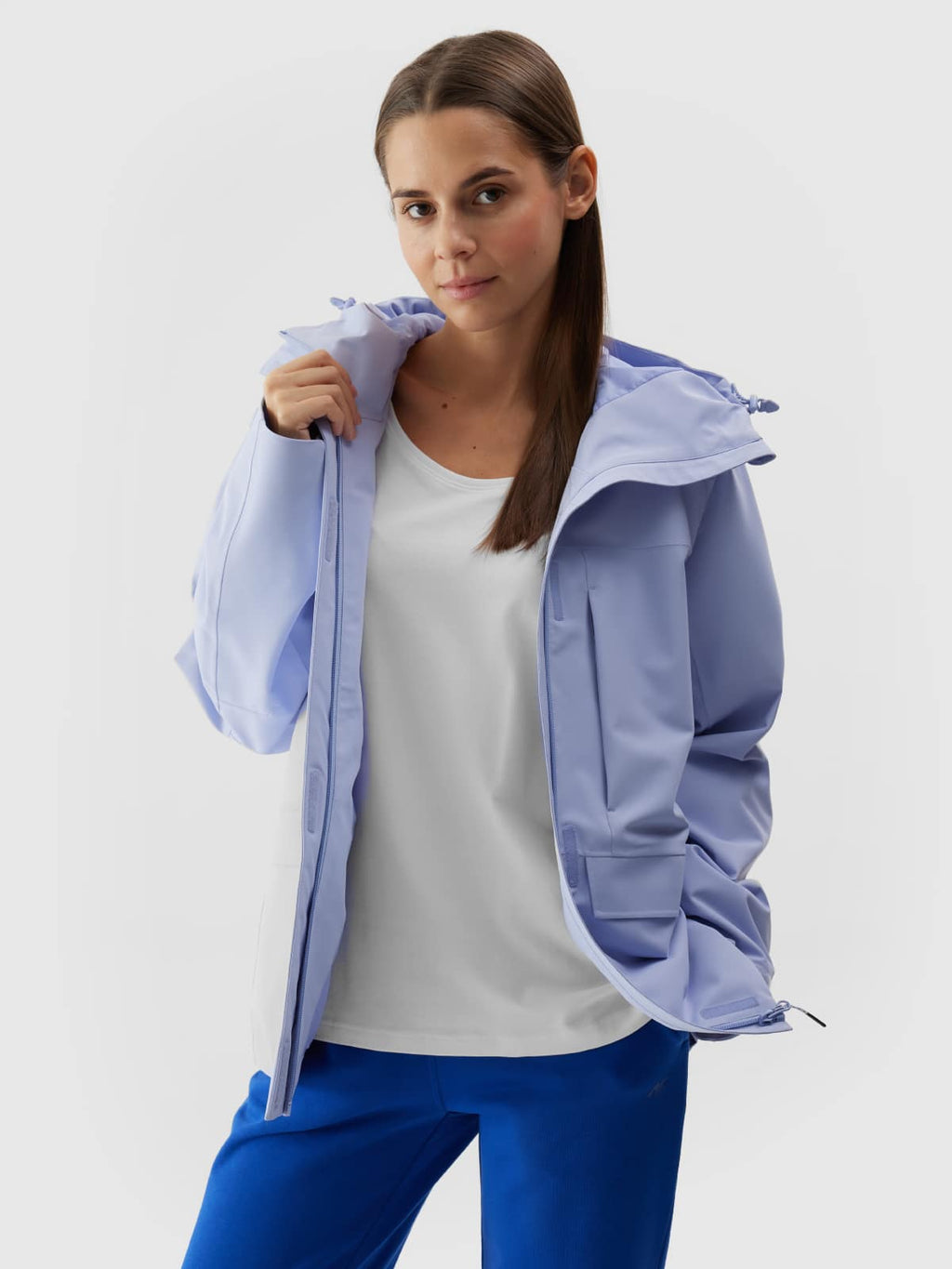 4F TECHNICAL JACKET, LIGHT BLUE/34s