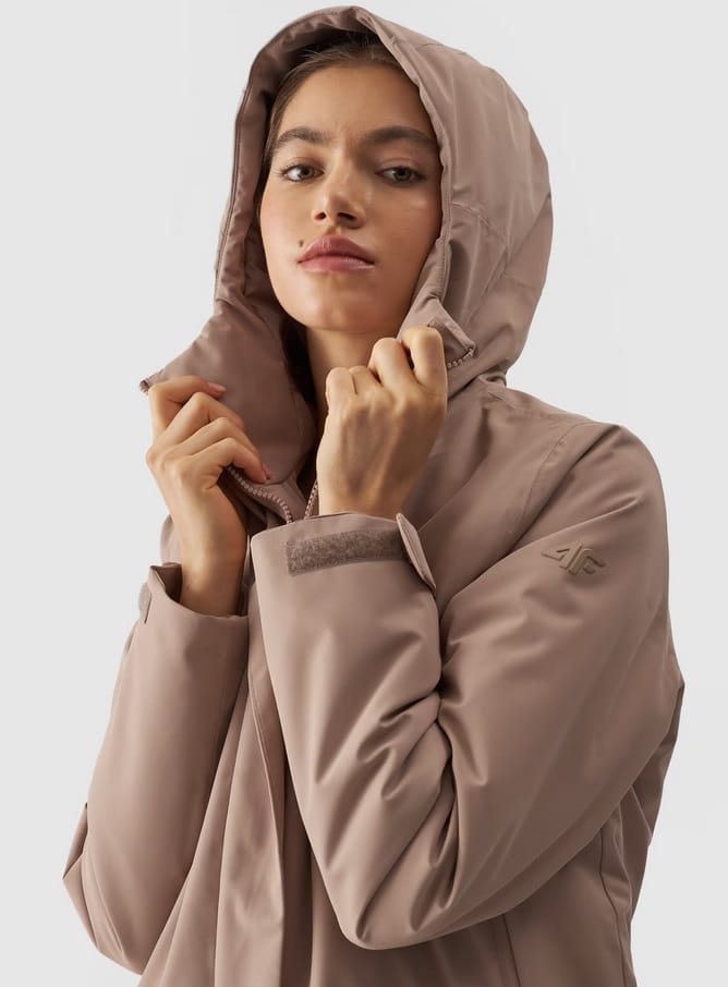 4F TECHNICAL JACKET, LIGHT BROWN