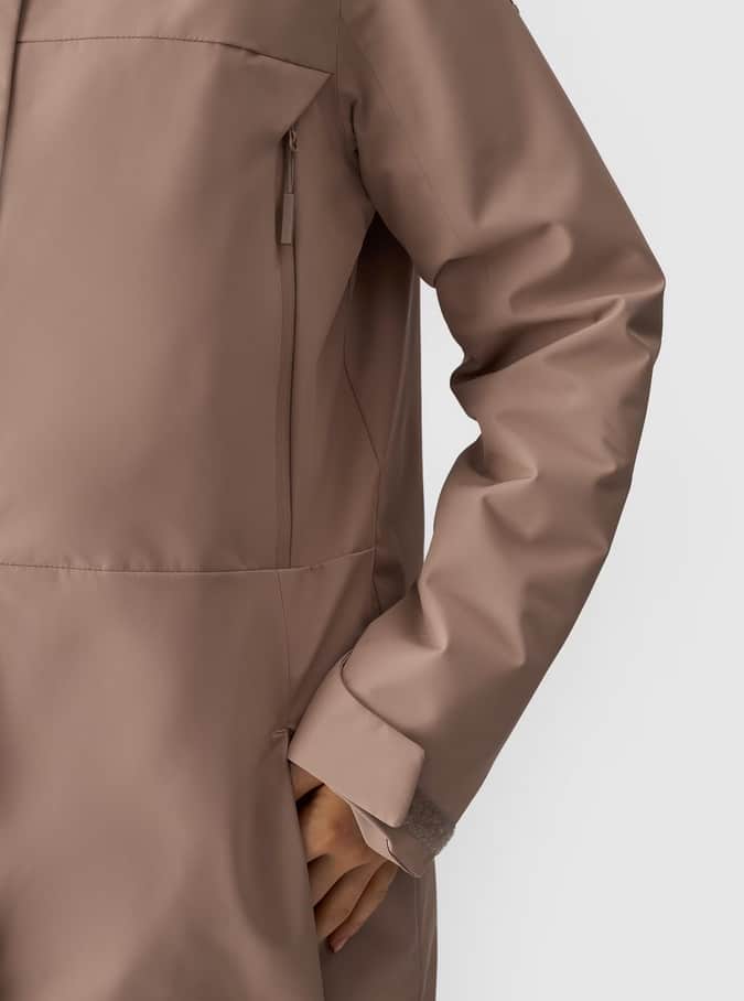 4F TECHNICAL JACKET, LIGHT BROWN