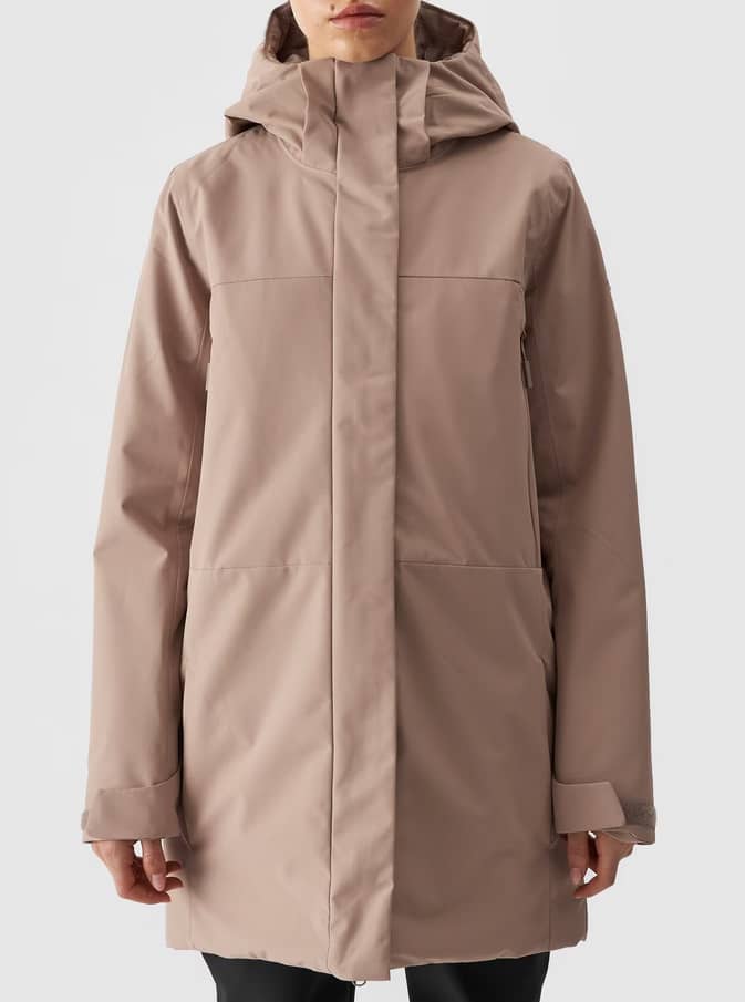 4F TECHNICAL JACKET, LIGHT BROWN
