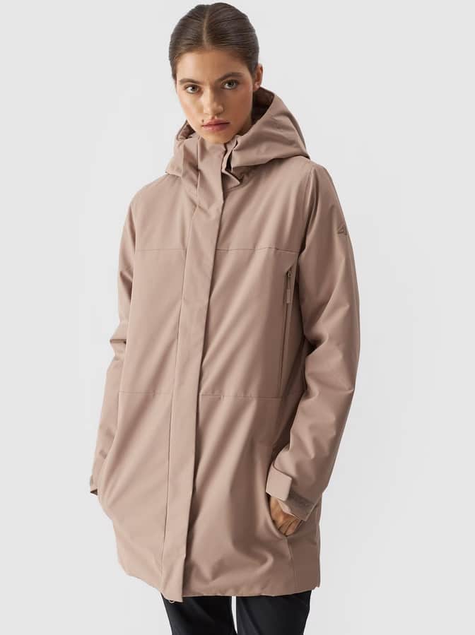 4F TECHNICAL JACKET, LIGHT BROWN