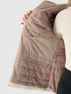 4F TECHNICAL JACKET, LIGHT BROWN