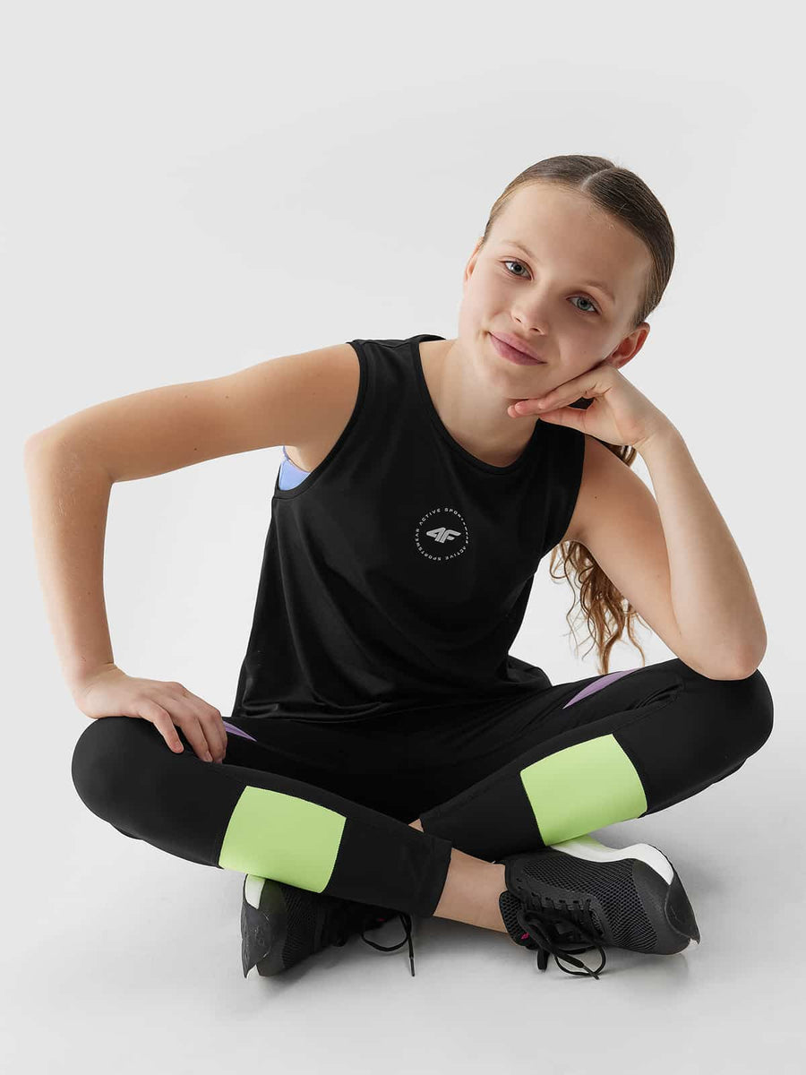 4F TIGHTS FNK, DEEP BLACK kids