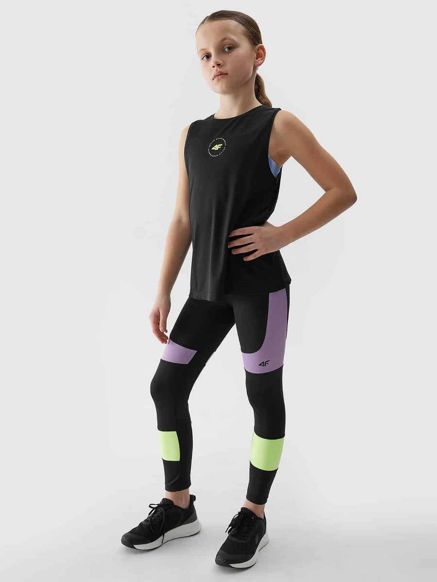 4F TIGHTS FNK, DEEP BLACK kids