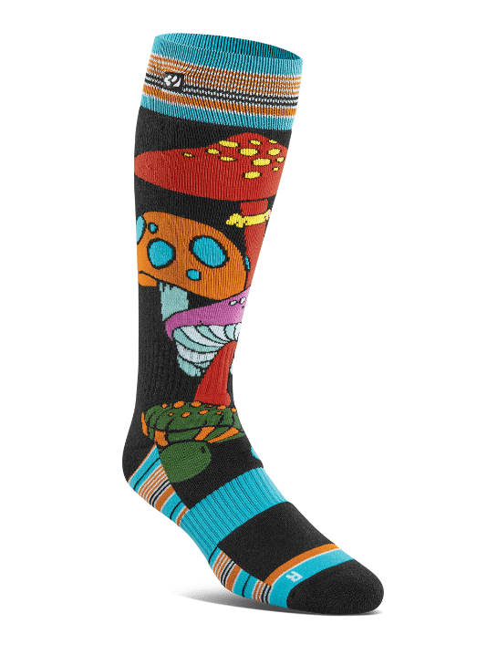 Tm Merino Sock Orange Blue