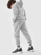 4F TROUSERS, COLD LIGHT GREY MELANGE