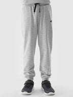 4F TROUSERS, COLD LIGHT GREY MELANGE