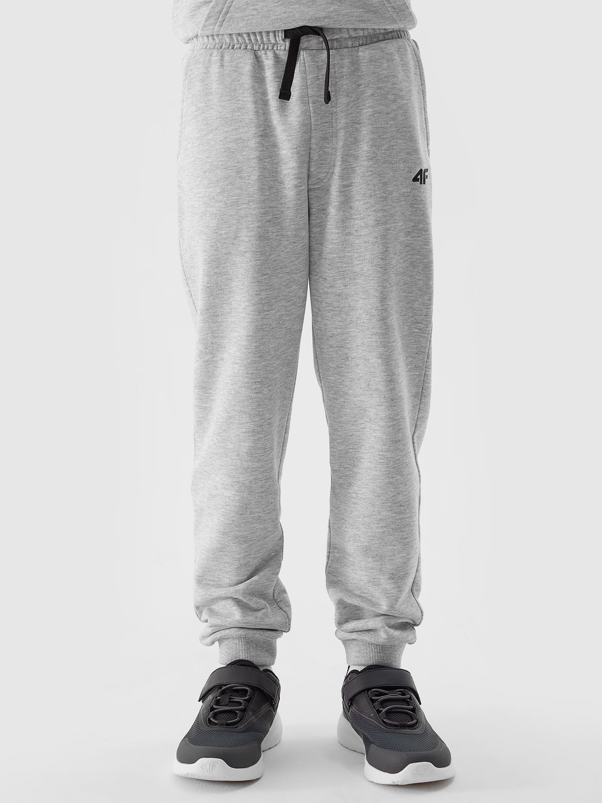 4F TROUSERS, COLD LIGHT GREY MELANGE