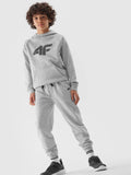 4F TROUSERS, COLD LIGHT GREY MELANGE
