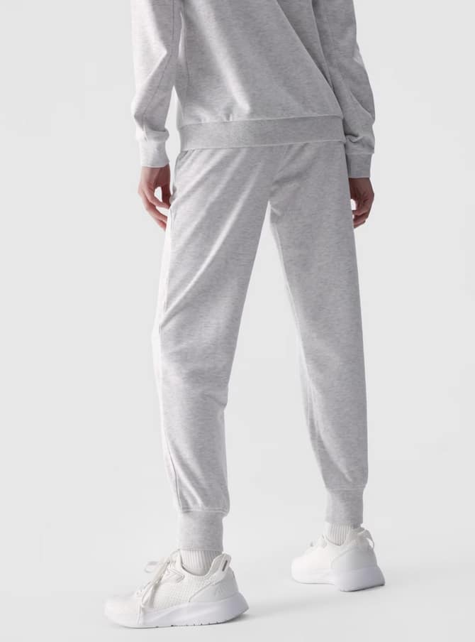 4F TROUSERS, COLD LIGHT GREY MELANGE