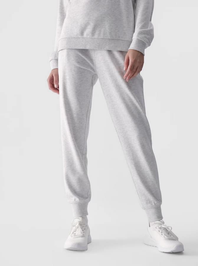 4F TROUSERS, COLD LIGHT GREY MELANGE