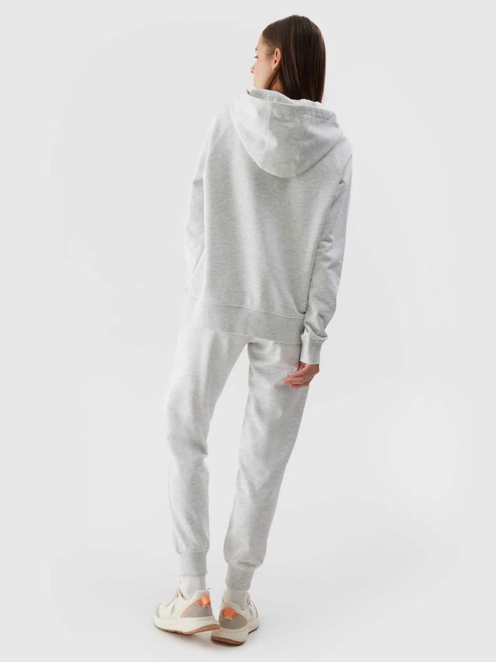 4F TROUSERS, COLD LIGHT GREY MELANGE