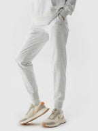 4F TROUSERS, COLD LIGHT GREY MELANGE