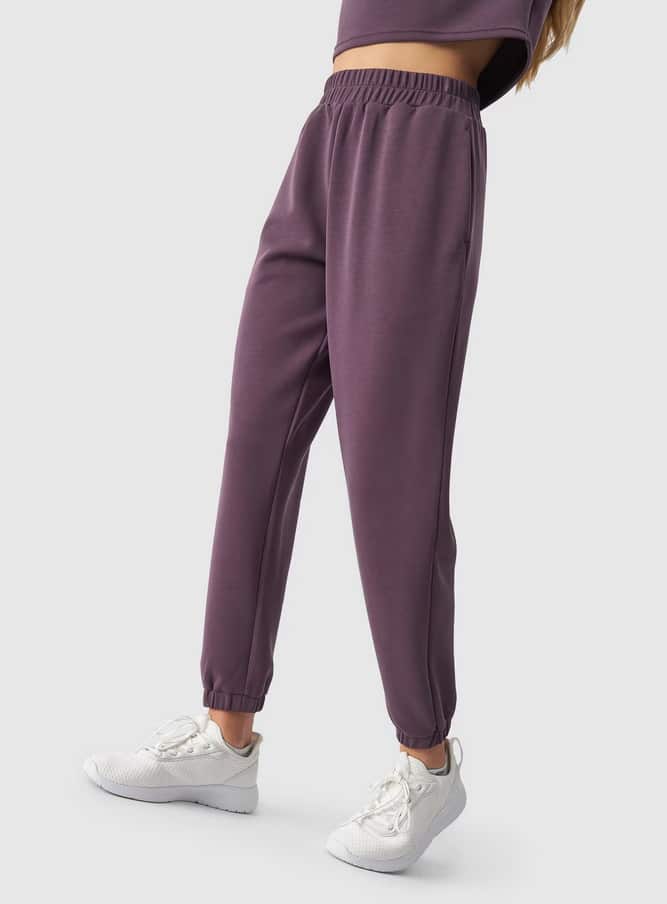 4F TROUSERS, DARK VIOLET