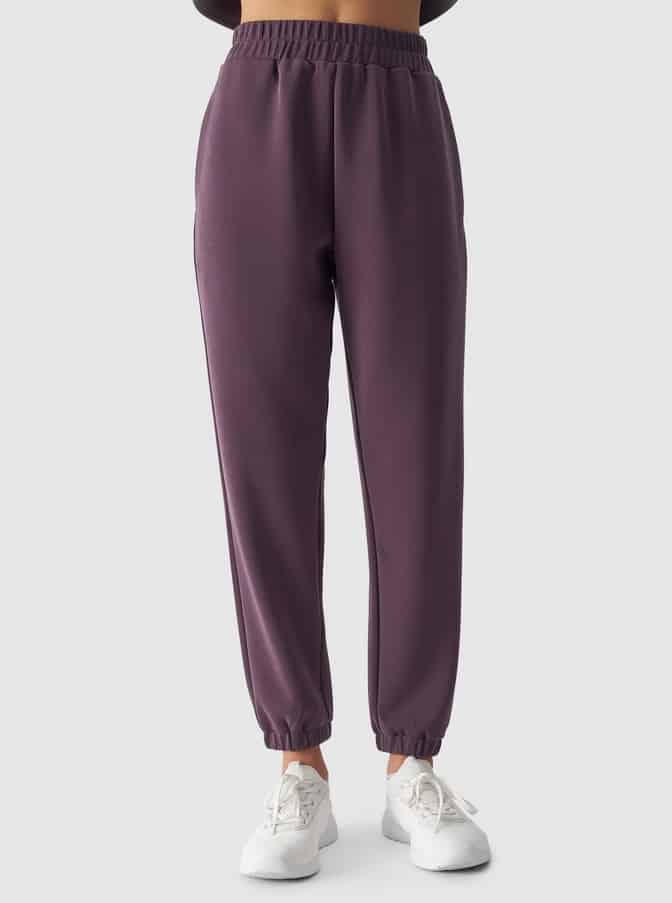 4F TROUSERS, DARK VIOLET