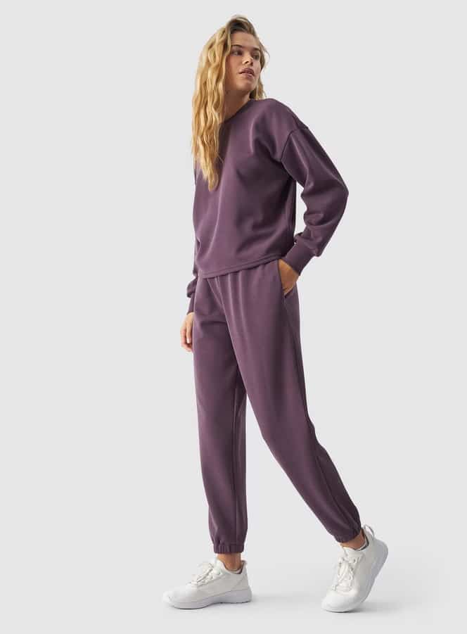 4F TROUSERS, DARK VIOLET